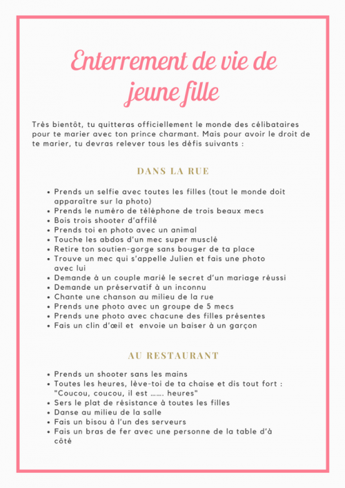 JEU DE CARTE ENTERREMENT FILLE